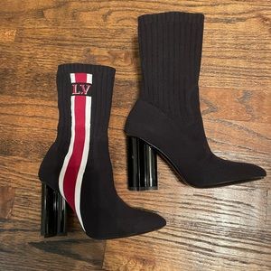 Louis Vuitton fabric stretch boots